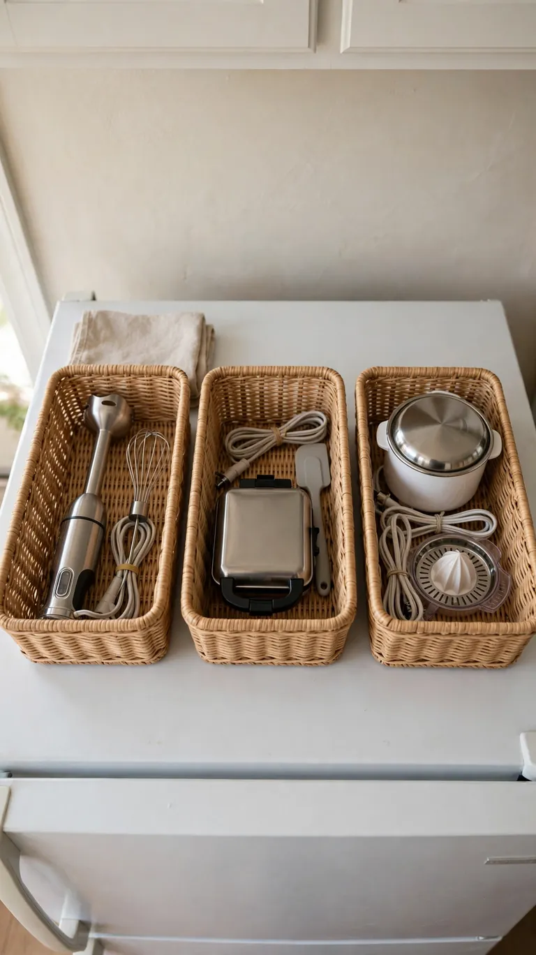 Use the Space Above the Fridge