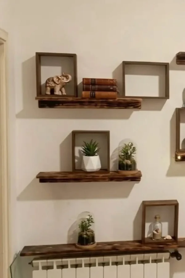 25 Creative DIY Shelf Ideas to Add Style and Storage to Your Home 20 Mount Box Shelves as Shadow Display Shelves