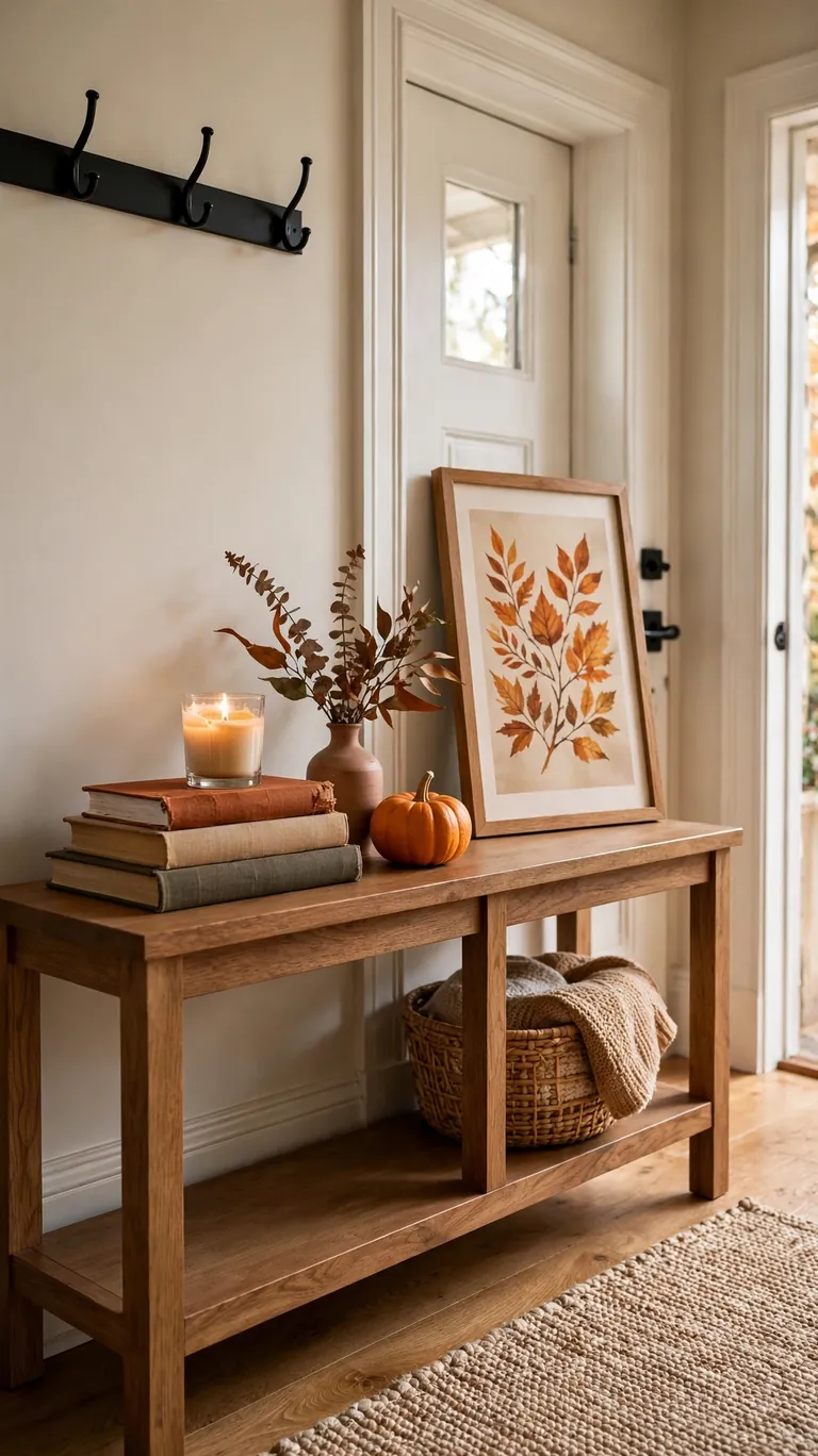 23 Beautiful Thanksgiving Decor Ideas for a Warm Holiday Home 20 Style the Entryway Console