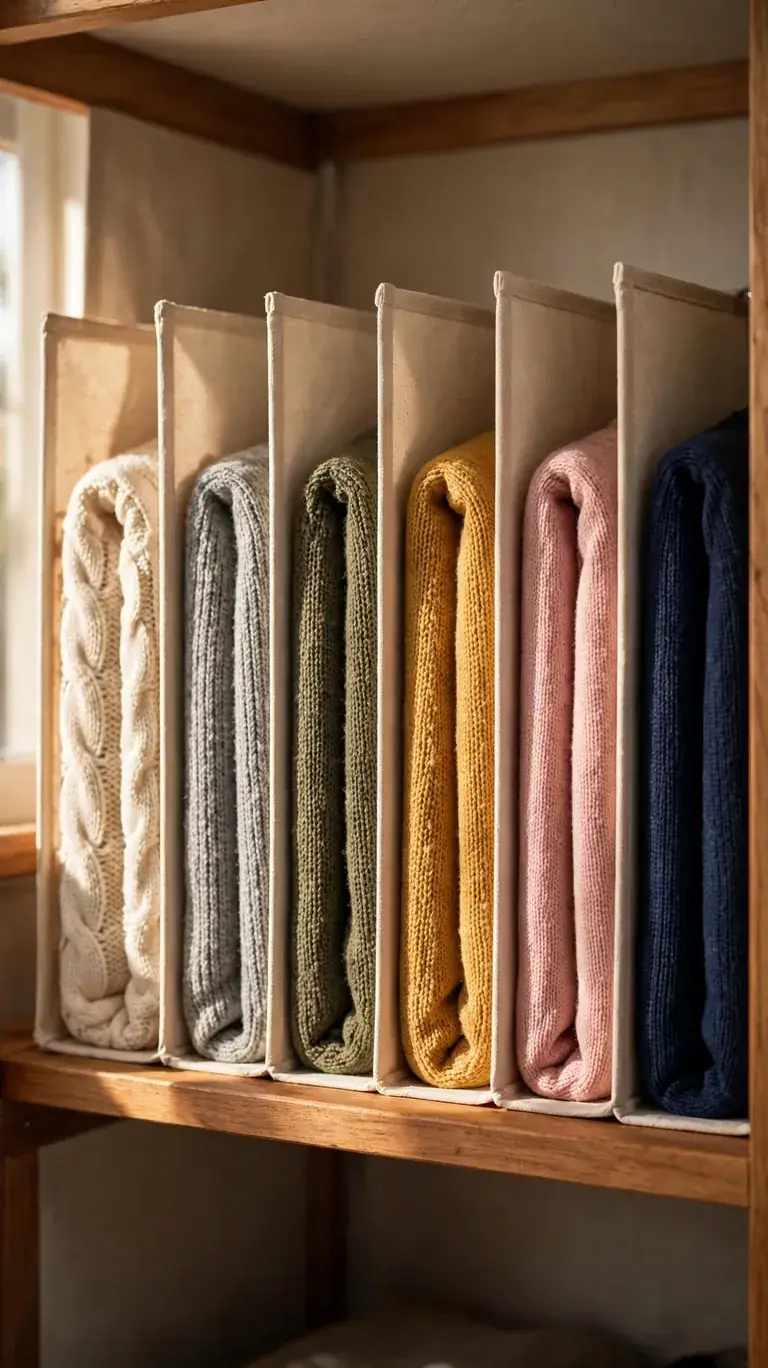 Fold Bulky Sweaters Instead of Hanging Them