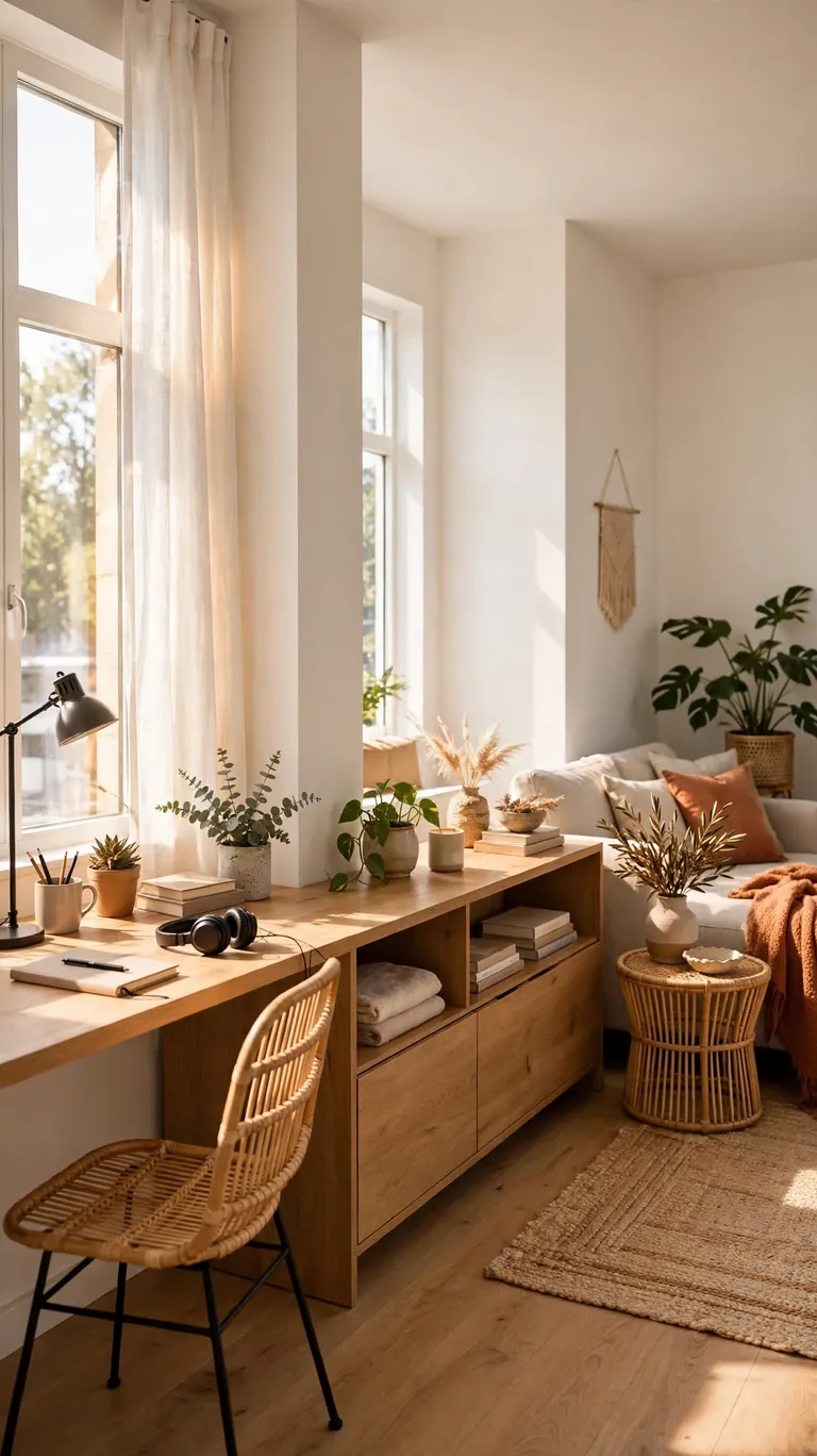 Half-Height Divider to Keep Sightlines Open