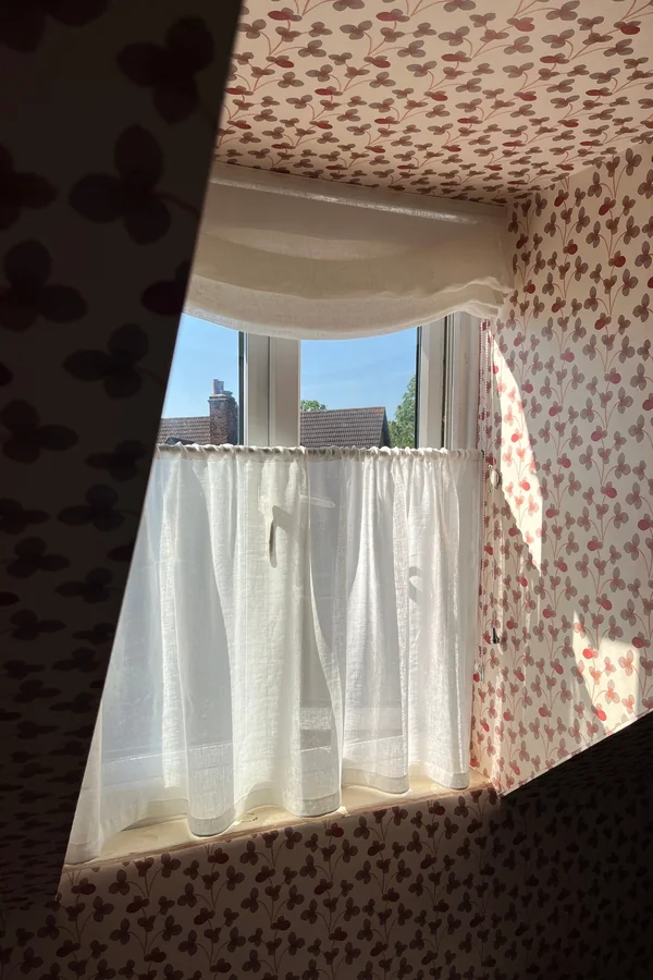 Layered Sheer and Linen Curtains for Extra Privacy
