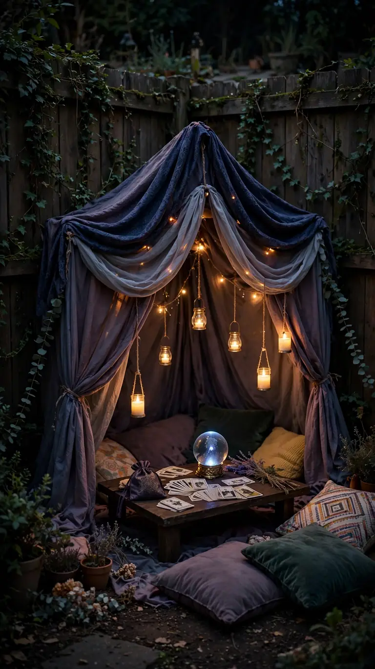 Create a Fortune Teller Tent Corner