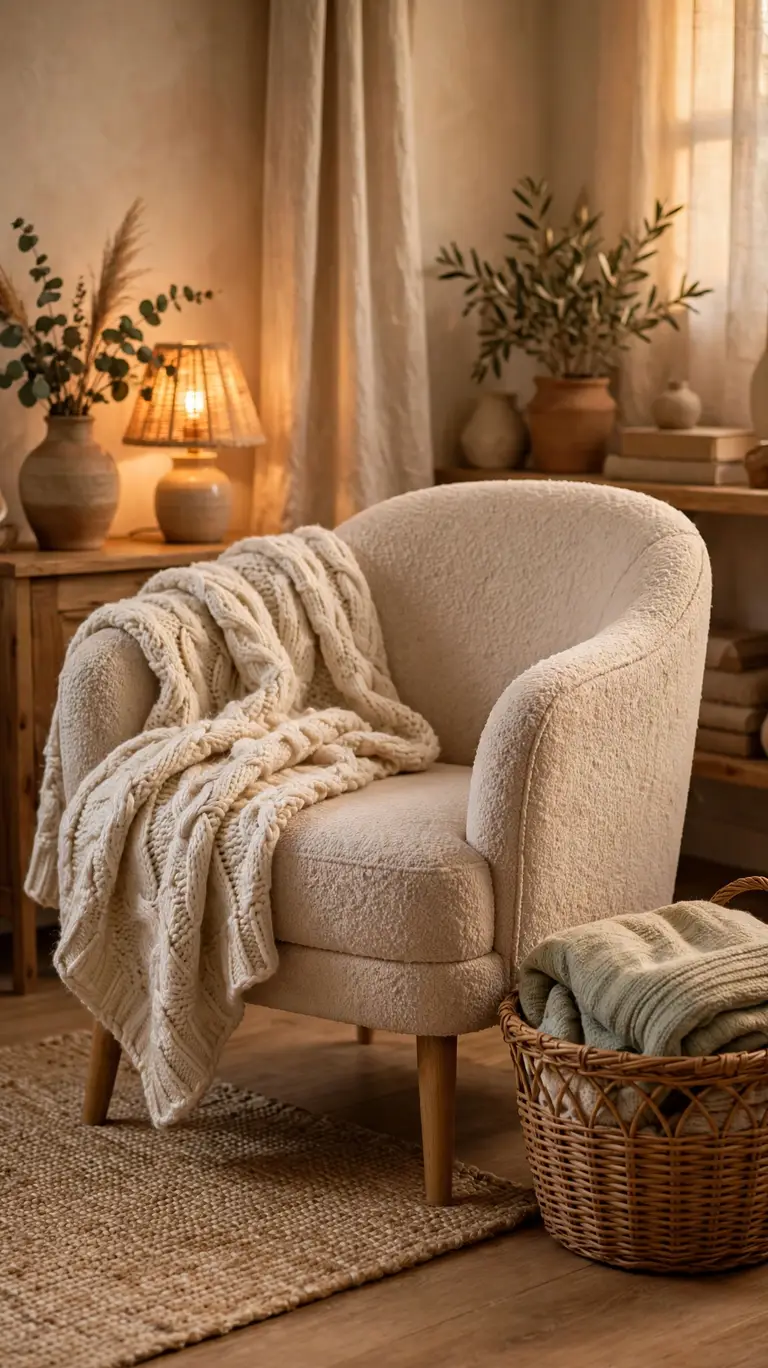 Keep a Cozy Throw Blanket Within Reach