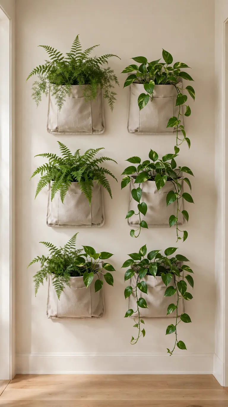 25 Indoor Plant Ideas to Bring Fresh Greenery Into Your Home 22 Wall Pocket Planters