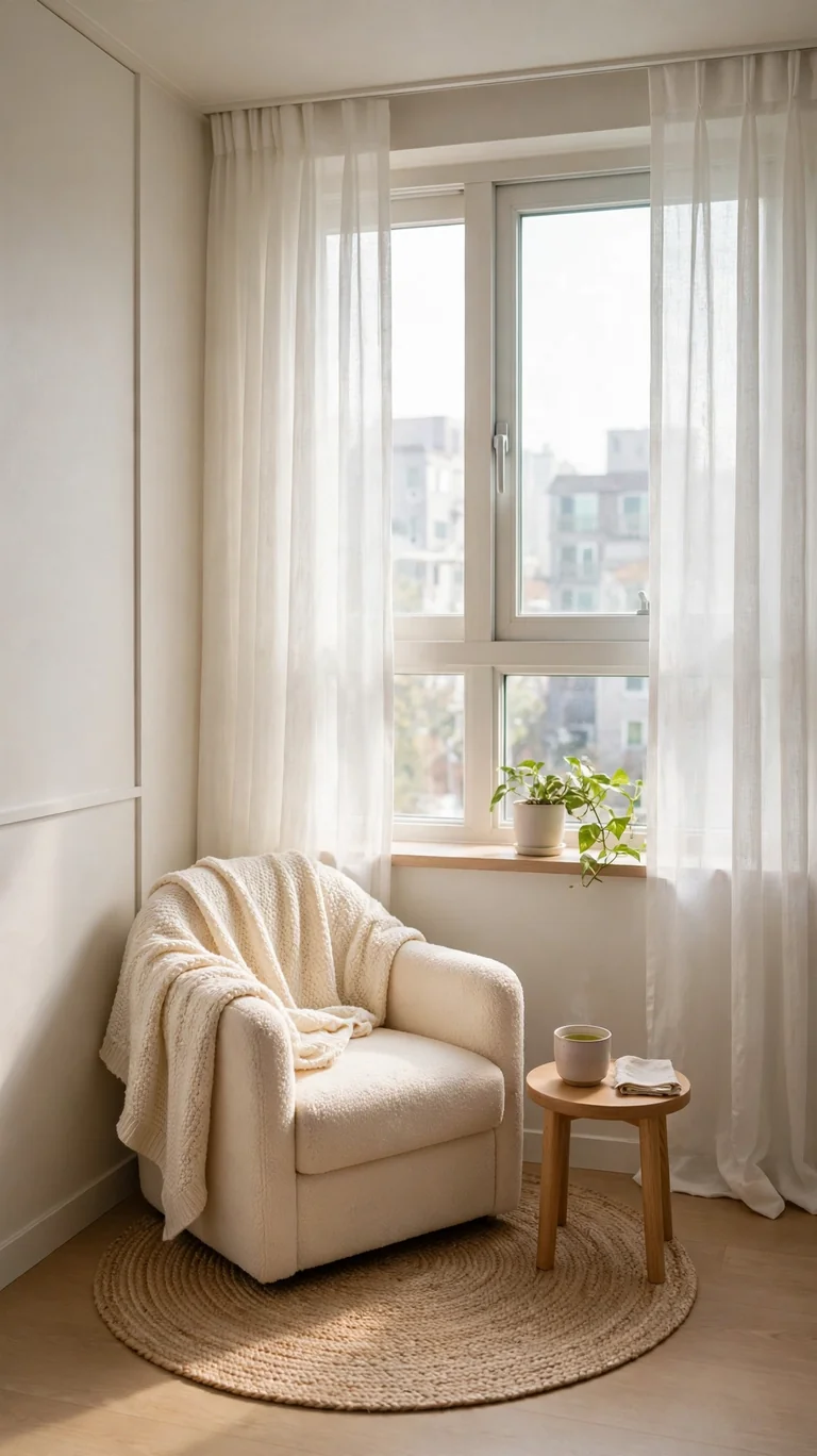 Cozy Reading Nook by the Window