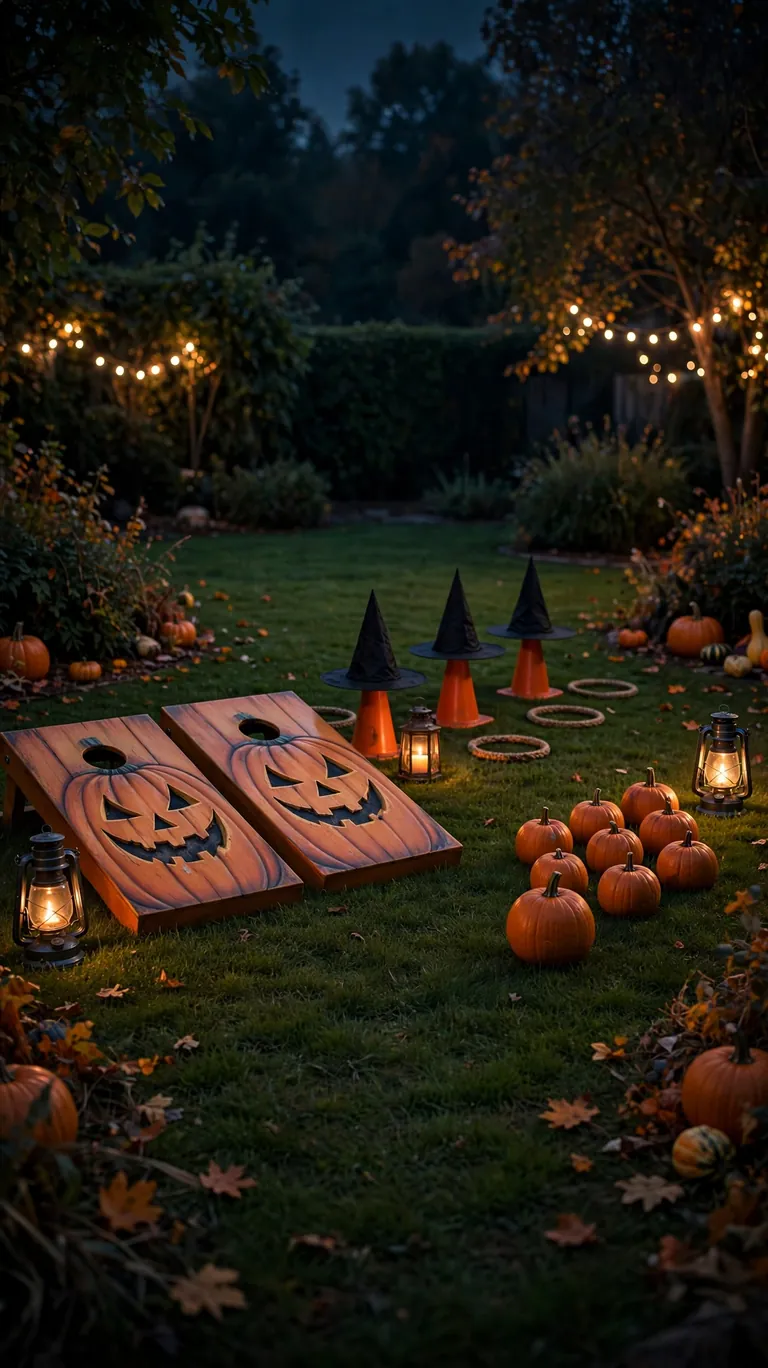 Set Out Lawn Games with a Spooky Twist