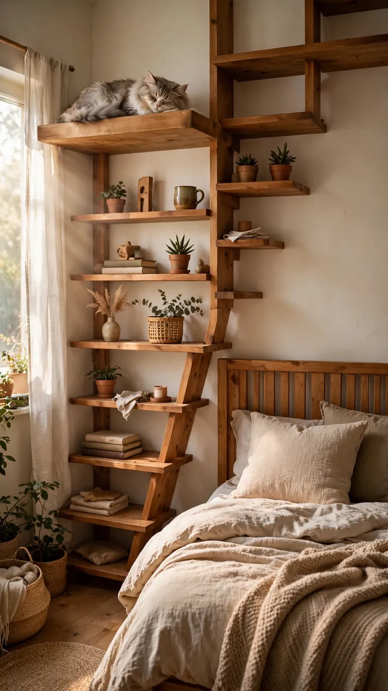 Bedroom Headboard Climbing Wall