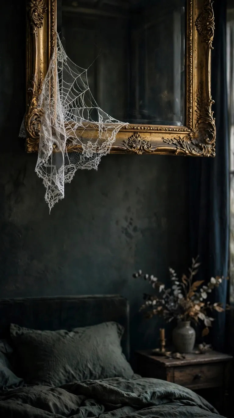 25 Stylish Halloween Decor Ideas That Are Chic, Not Cheesy 24 Spiderweb Details, Done Sparingly