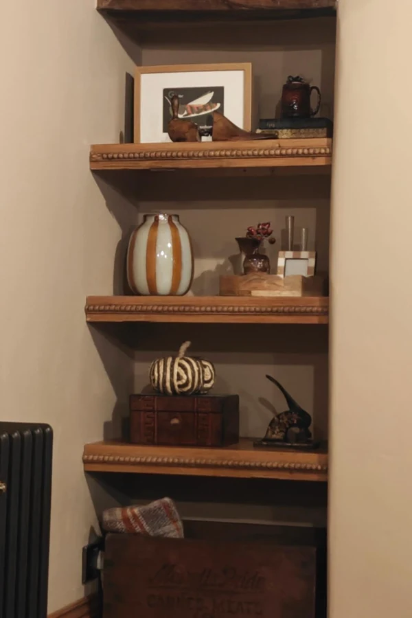 25 Creative DIY Shelf Ideas to Add Style and Storage to Your Home 25 Fit Shelves Into a Wall Alcove