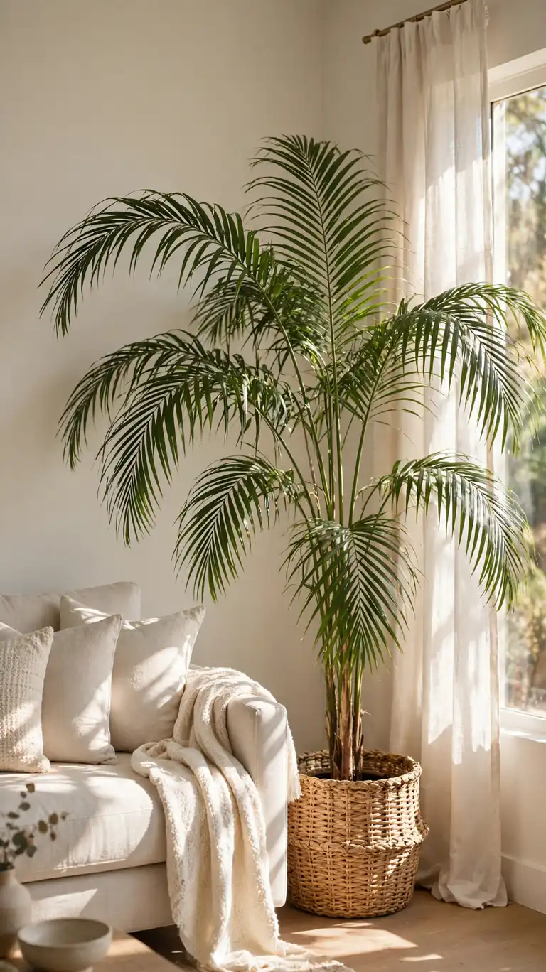 25 Indoor Plant Ideas to Bring Fresh Greenery Into Your Home 26 Palm Corner Statement