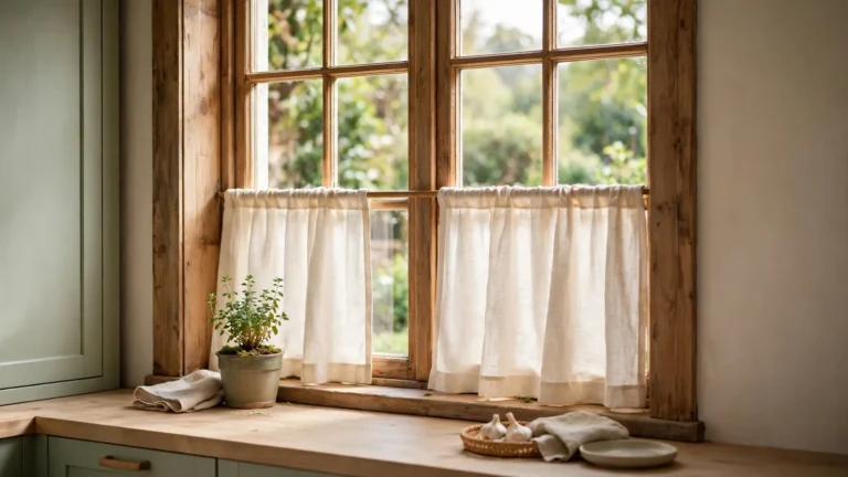 27 Charming Short Window Curtain Ideas for a Cozy Farmhouse Look
